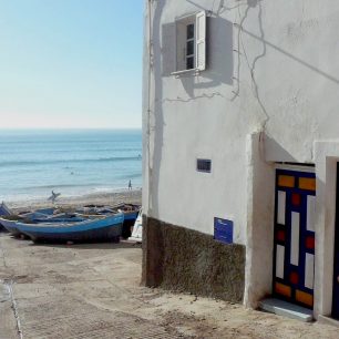 Typické zdobené dveře, Maroko