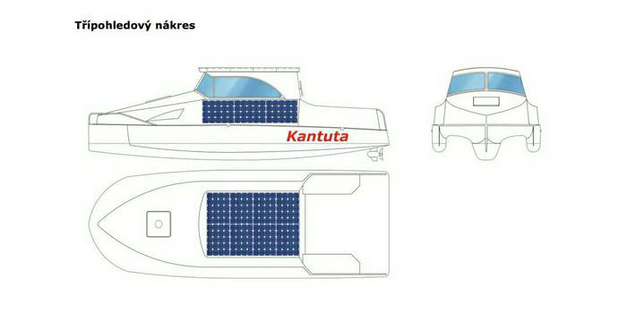 Plány lodi expedice Kantuta