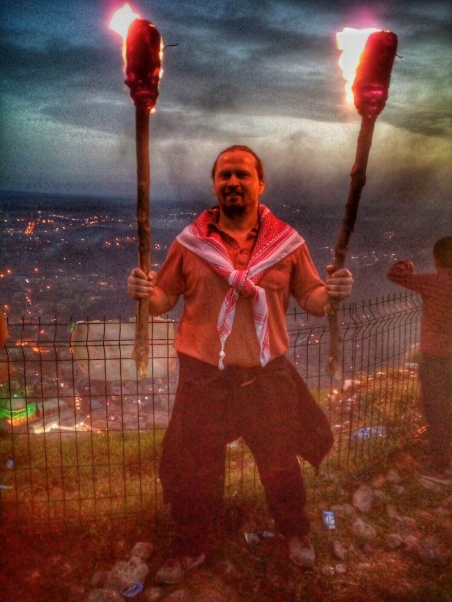 Oslava Nouruzu v Akre, Kurdistán, Irák