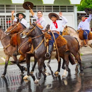 Jezdci na koních, Jižní Amerika