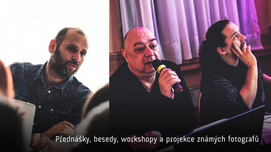 Přednášky, besedy, workshopy a projekce známých fotografů, FOTOEXPO 2018