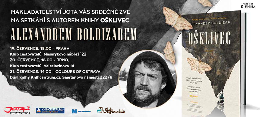 Potkejte se v Praze s Alexandrem Boldizarem, autorem oceňovaného satirického románu Ošklivec + UKÁZKA Z KNIHY