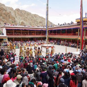 Na oslavy přijedou stovky lidí, Ladakh, Indie