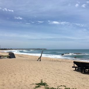 Pláž v Arugam Bay, Srí Lanka