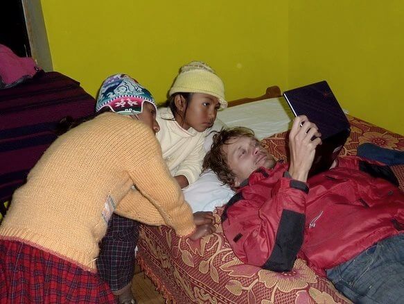 S indiánskými dětmi