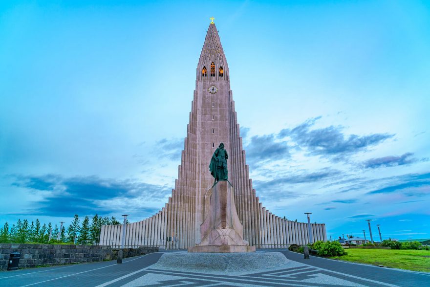 Hallgrimskirkja, Reykjavík, Island