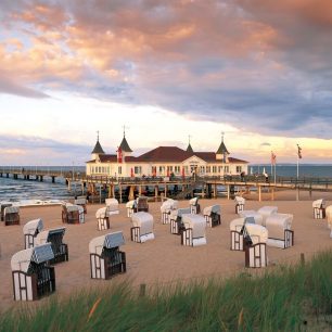 Molo v Ahlbecku na Usedomu