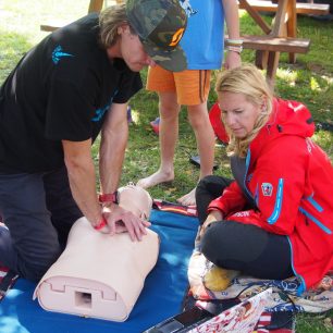 Kurz první pomoci, festival Slkno na skalách.