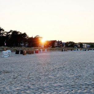 Západ slunce na Usedomu