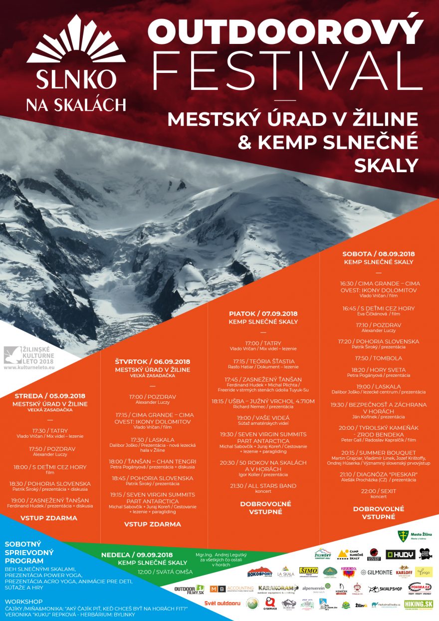 Slnko na skalách 2018 plakát