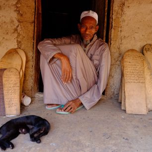 Omar, učitel v jedné z horských koranických škol 