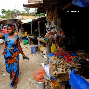 Trhy v Casamance nabízí hlavně místní produkty