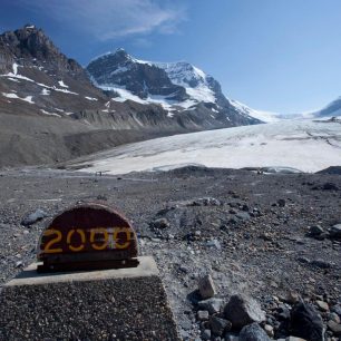 Ledovec Athabasca, Alberta, Kanada