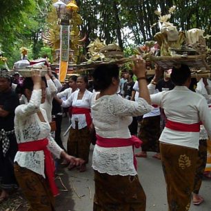 Kremační obřad, Bali, Indonésie