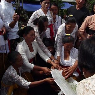 Kremační obřad, Bali, Indonésie