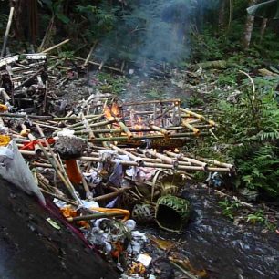 Kremační obřad, Bali, Indonésie