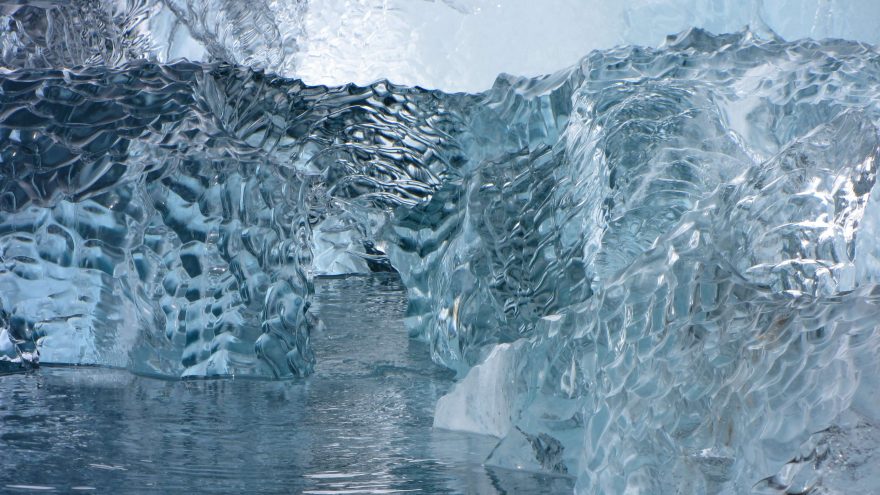 Krása ledu, Antarktida