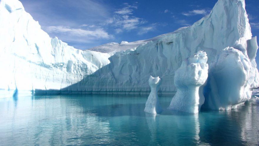 Krása ledu, Antarktida