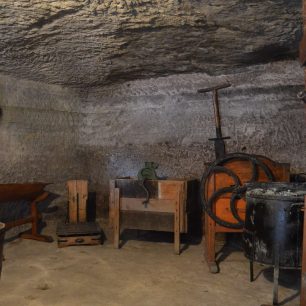 Expozice je zaměřena i na zemědělství a vinařství, dvě hlavní oblasti obživy, Slovensko