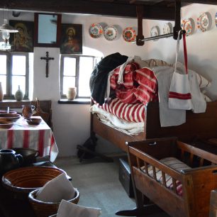 Vybavení interiérů působí velmi autenticky, Slovensko