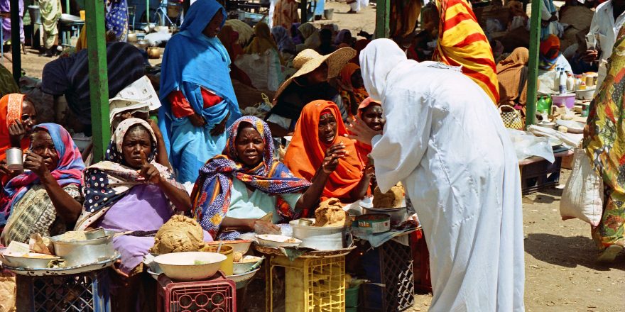 Tržiště je středobodem všeho, Súdán