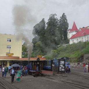 Vlakové nádraží, Darjeeling, Indie