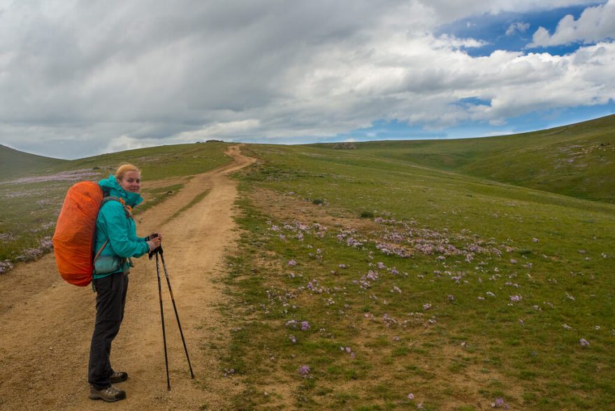 Klasický výhled trekaře – nekonečno, Mongolsko