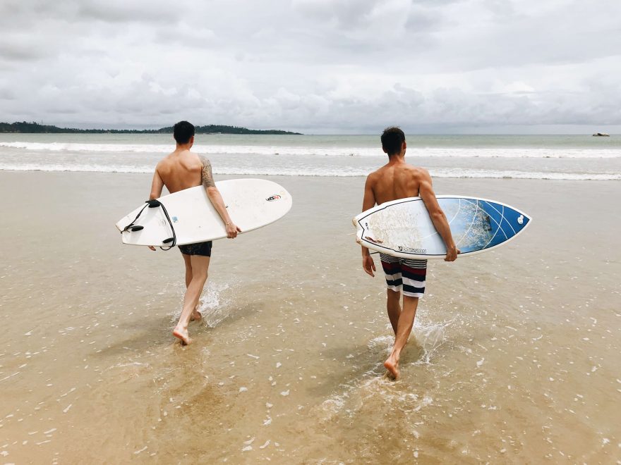 Surfování na Sri Lance