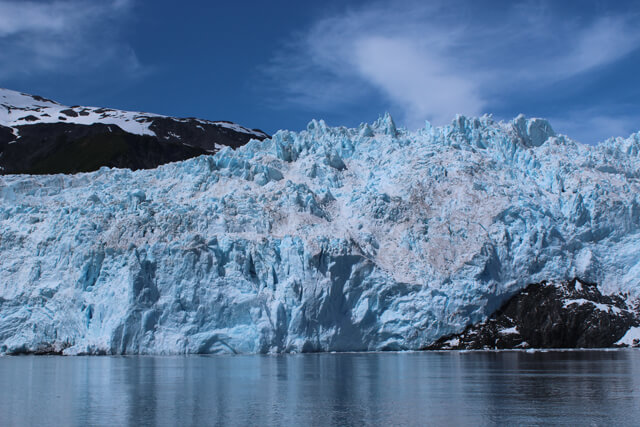 Hollgate glacier, Aljaška, USA
