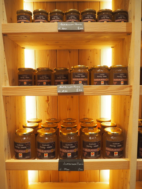 Medový obchůdek, Kammerhof, Jižní Tyrolsko