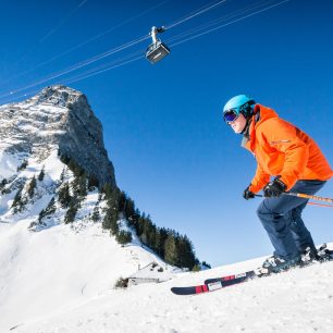 Na lyžích, Charmey, Fribourg