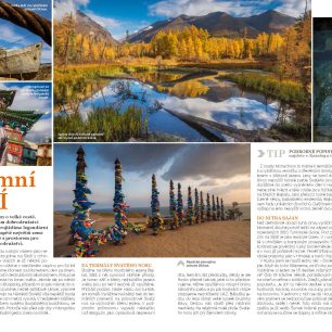 V každém čísle se věnujeme trekům, podle sezóny ale taky feratám, lezení a VHT, běžkám, sněžnicím, horské cyklistice, skialpu nebo trailovému běhu.