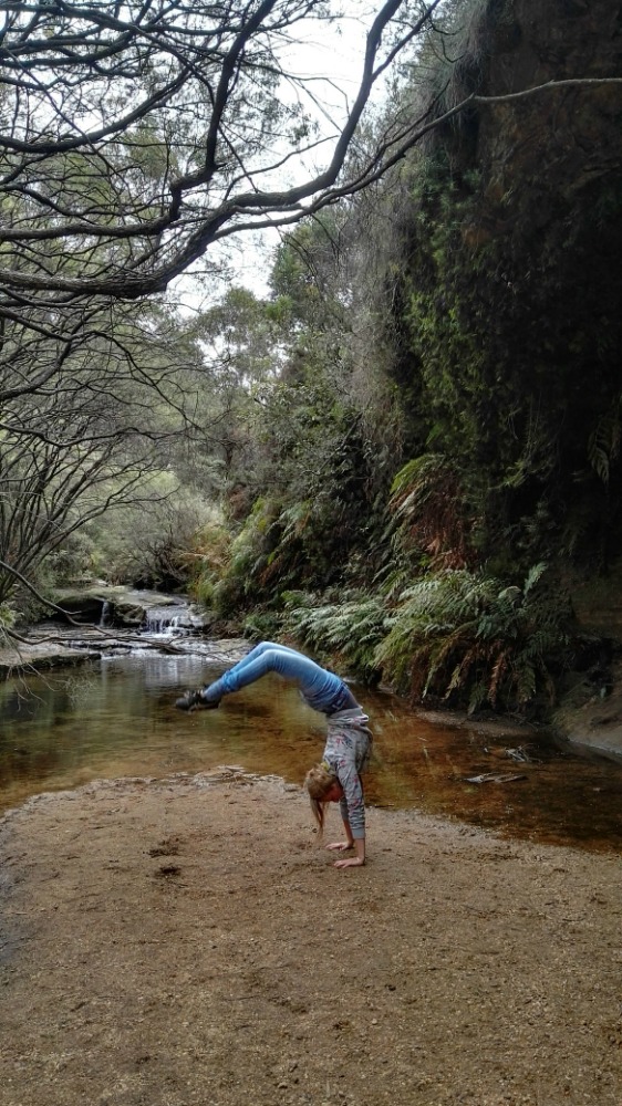 Cvičit se dá všude, Modré Hory, Austrálie