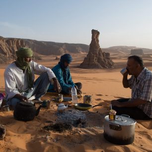 Piknik, Djanet, Sahara, Afrika