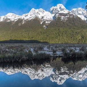Jezero Mirror, Nový Zéland