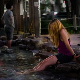 Odpočinek u horkých pramenů je tou nejlepší tečkou po náročném dni, Busan, Jižní Korea / F: Dominik Franěk