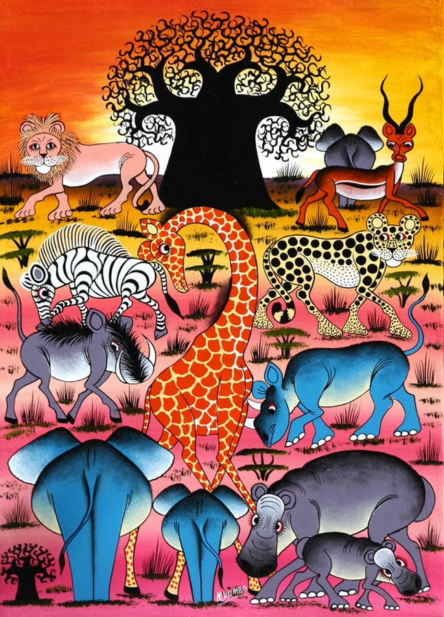 Malby Tinga Tinga od autora Steven Mkumba