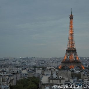 Výhled z Vítězného oblouku, Francie