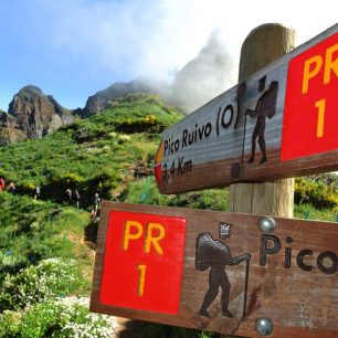 Výstup na Pico Ruivo je nejkrásnějším vysokohorským místním trekem