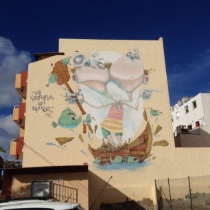 Gran Tarajal zdobí street art