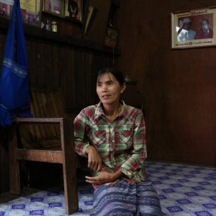 Zasažený farmář, který ztratil svou půdu