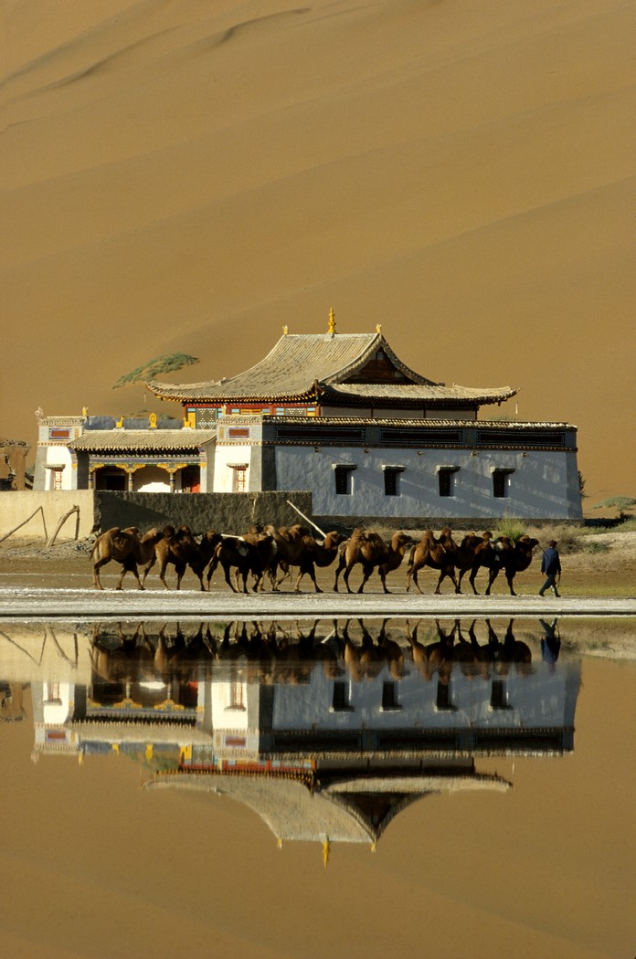 Gobi - Klášter Badain Jaran