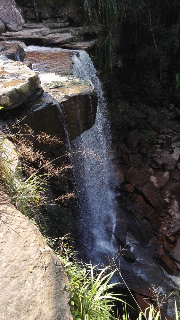 Vodopád Popokvil z jedné strany