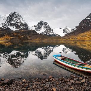 Masiv Condoriri z trochu jiné perspektivy