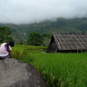 Tradiční obydlí v horách Sapa