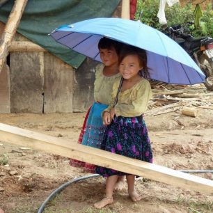 Děti v horách Sapa