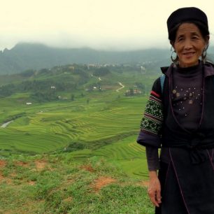 Domorodá žena z vesnice Taphin