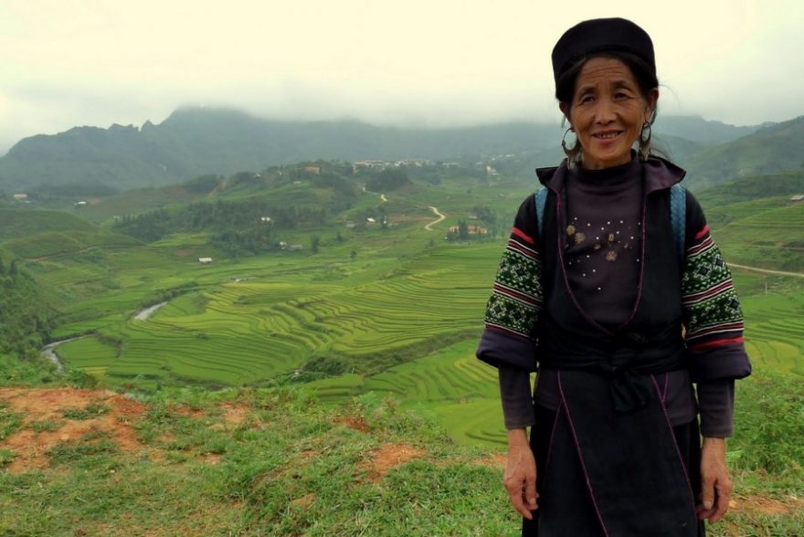 Domorodá žena z vesnice Taphin