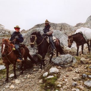 Během půlroční cesty s koňmi přes Patagonii