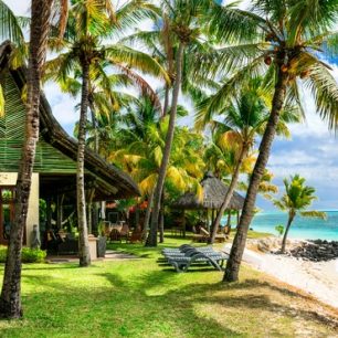 Ubytovat se na Mauriciu můžete třeba v malém bungalovu hned u pláže